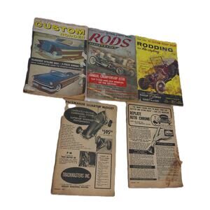 Vintage Custom Rodder Rods Illustrated Rodding Restyling Car Craft Magazines